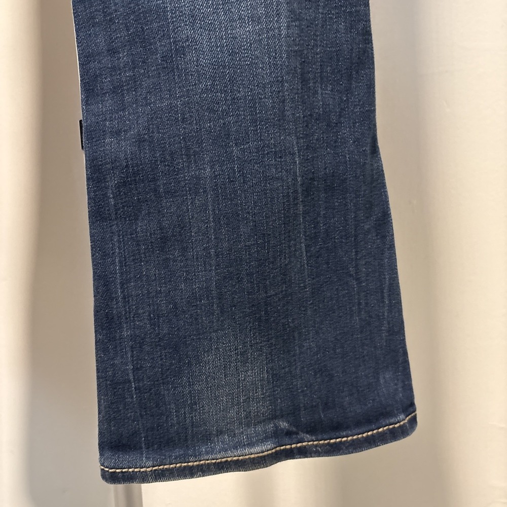 Rock Revival Jeans Womens 25 Noelle Boot Rhinestone Pockets Distressed Denim - Picture 5 of 12